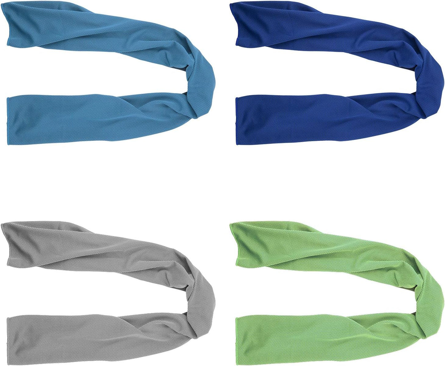 4 Packs Cooling Towel (40"x 12"), Ice Towel, Microfiber, Soft Breathable Chilly Towel Stay Cool for Yoga, Sport, Gym, Workout, Camping, Fitness, Running, Workout & More Activities