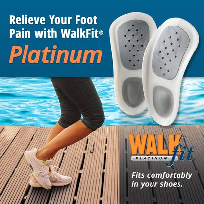 Foot Orthotics Plantar Fasciitis Arch Support Insoles Relieve Foot Back Hip Leg and Knee Pain Improve Balance Alignment