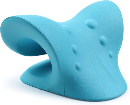 Neck and Shoulder Relaxer, Cervical Traction Device for TMJ Pain Relief and Cervical Spine Alignment, Chiropractic Pillow Neck Stretcher